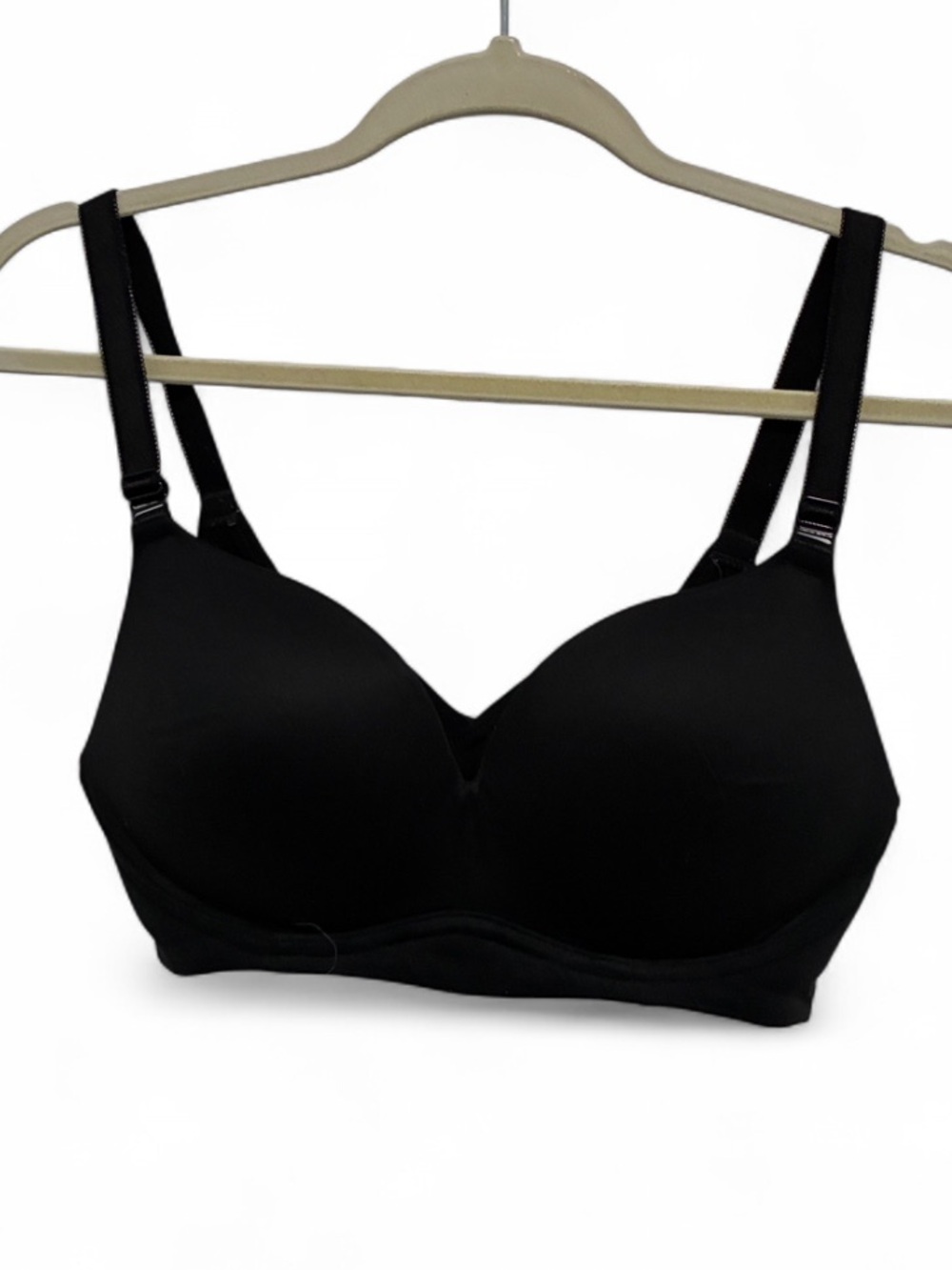 Torrid Wire Free Push Up Solid 360 Back Smoothing Black Bra
